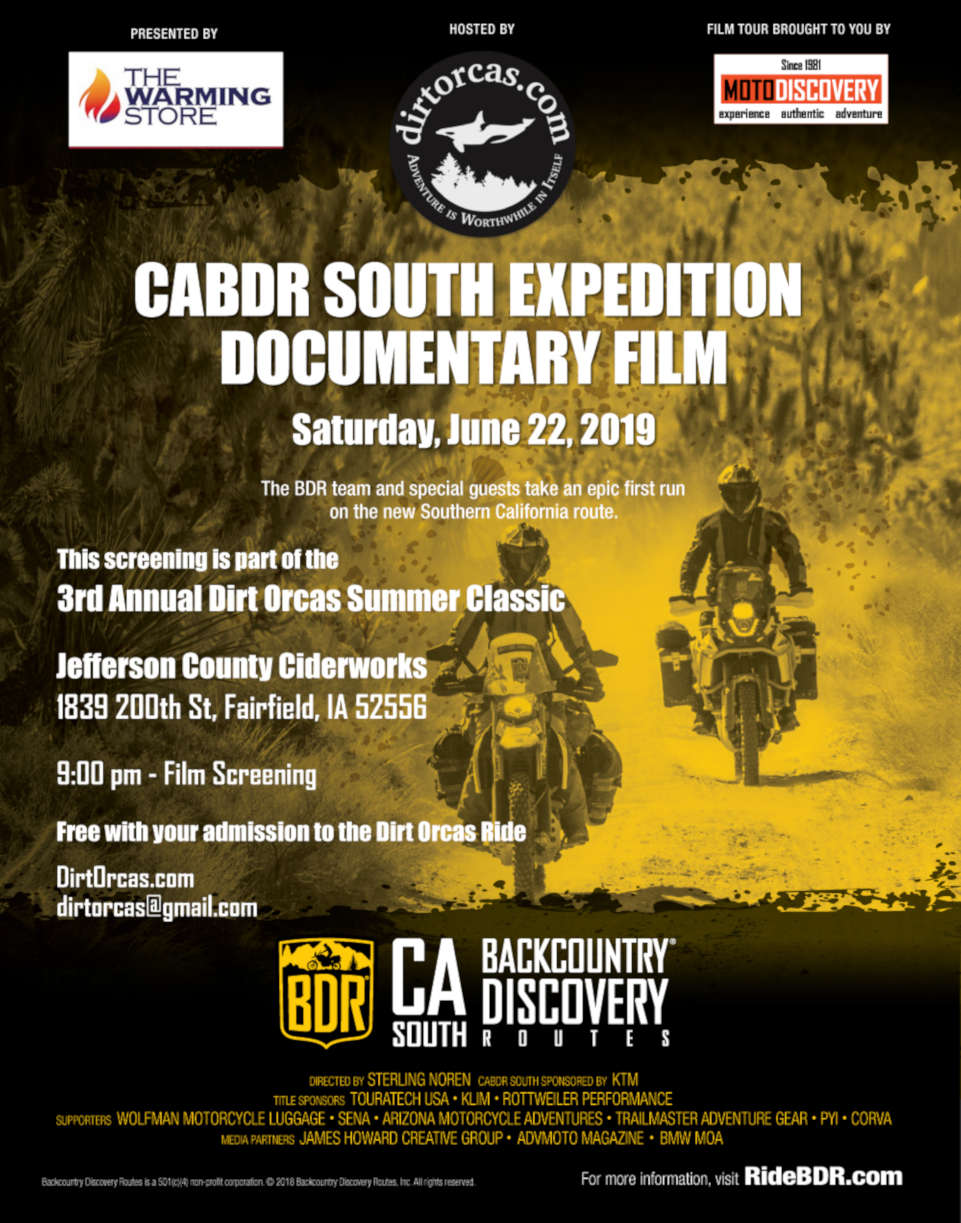 DirtOrcas_CABDR-S_Film_PosterFlyer22x28or8.5x11-C-961 Dirt Orcas Third (3rd) Summer Classic