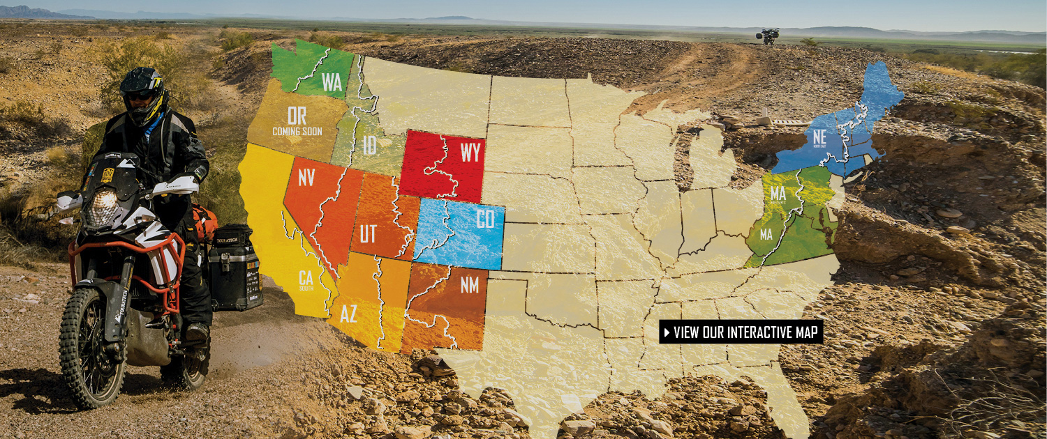 Backcountry Discovery Routes (BDR) for Adventure Motorcycling