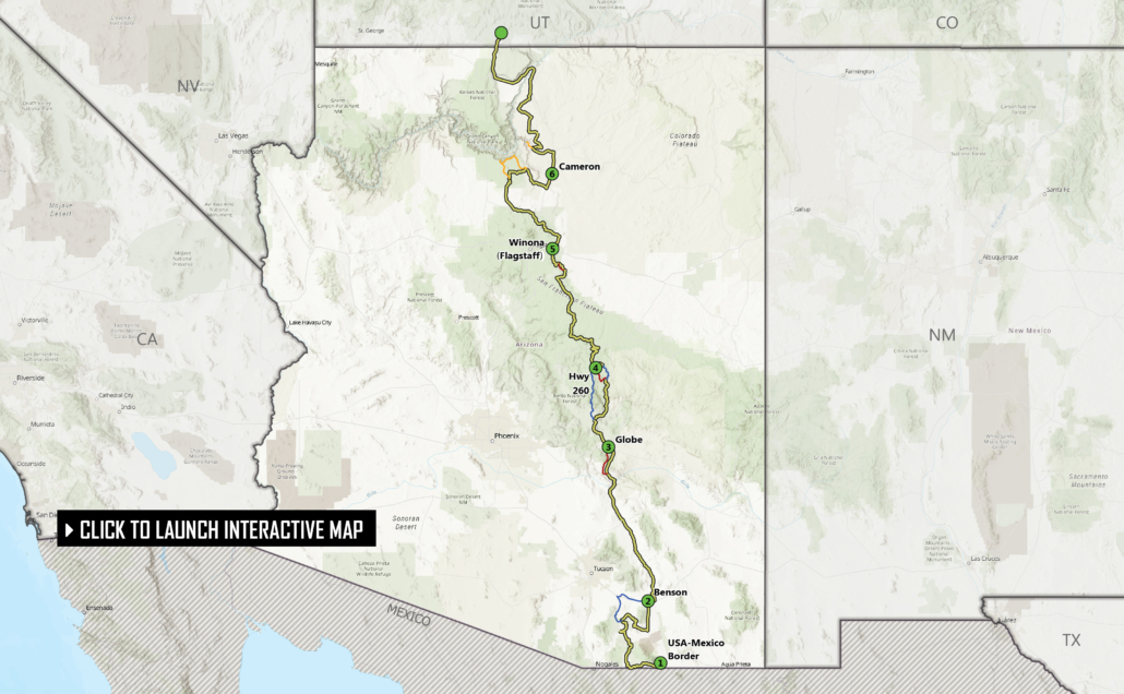 Arizona Backcountry Discovery Route (AZBDR) Map & Information