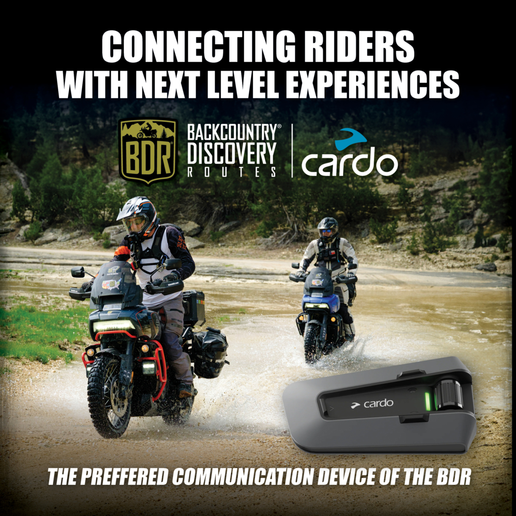 BDR Partners with Cardo Systems - Backcountry Discovery Routes